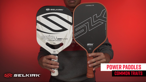 The traits of a power pickleball paddle
