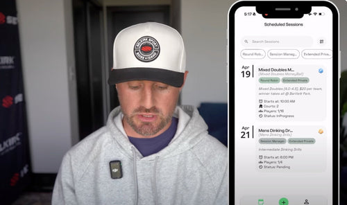 Organize and track pickleball play with the PlayMore app