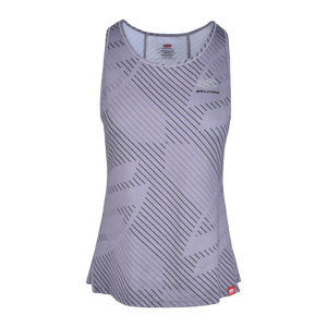Selkirk Pro Line Women's Sleeveless Tank Top in light purple with diagonal stripes.
