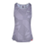 Selkirk Pro Line Women's Sleeveless Tank Top in light purple with diagonal stripes.