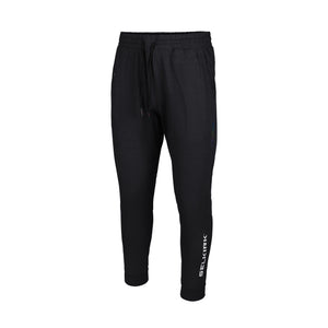 Selkirk Men's Maxima Meta Pants in black, featuring a printed logo on the left leg.