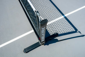 Selkirk Semi-Permanent Pro Pickleball Net with aluminum frame and netting