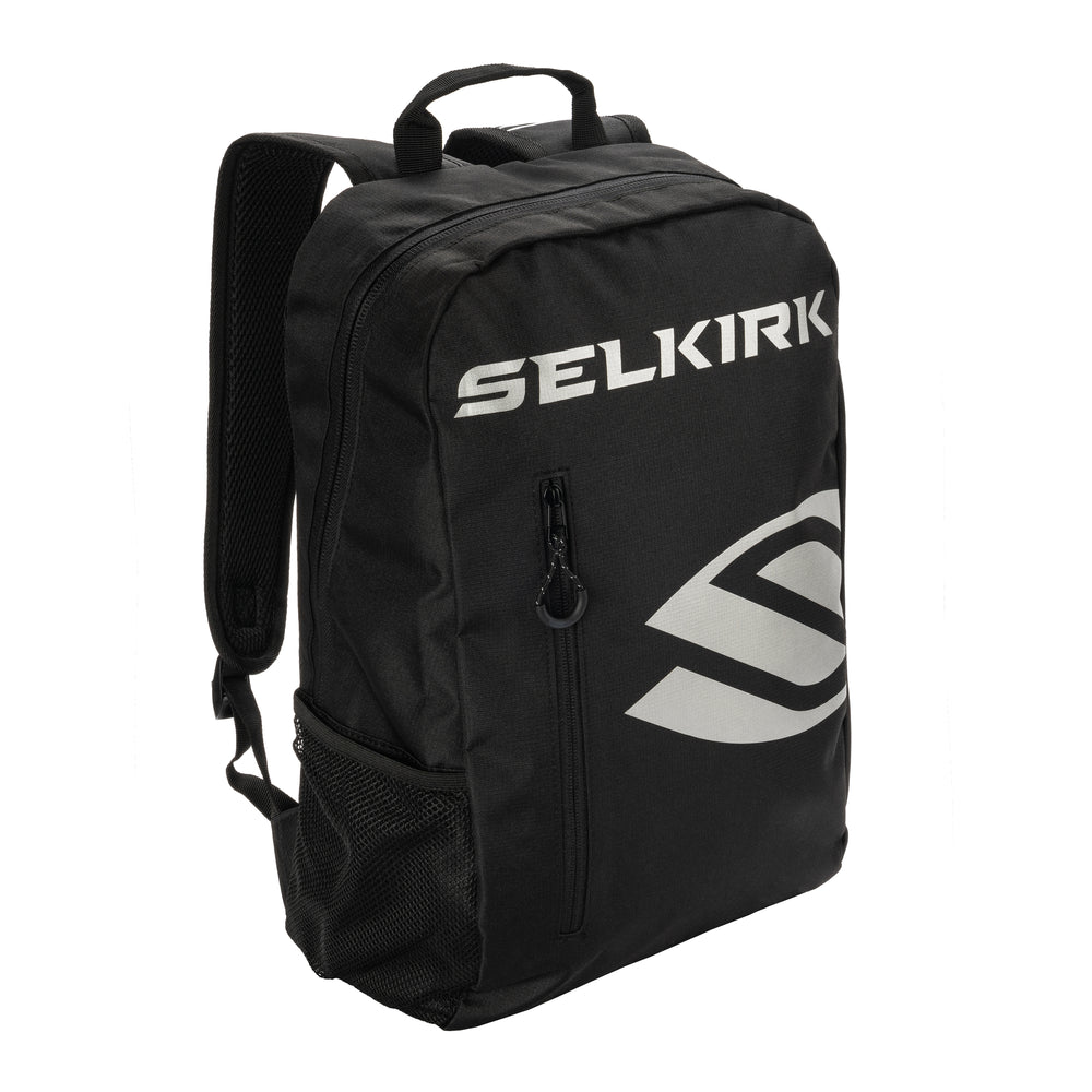 Core Line Day Bag in gray with Selkirk logo on front.