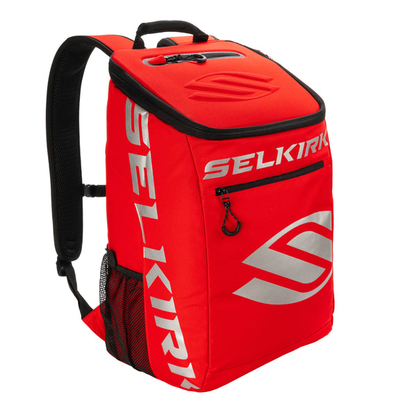 Selkirk Sport Core Line Team Bag, black pickleball backpack with logo.