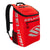 Red Selkirk Core Line Team Bag, features padded front pocket, laptop sleeve, and adjustable straps.