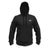 Men's black hoodie with logo on chest