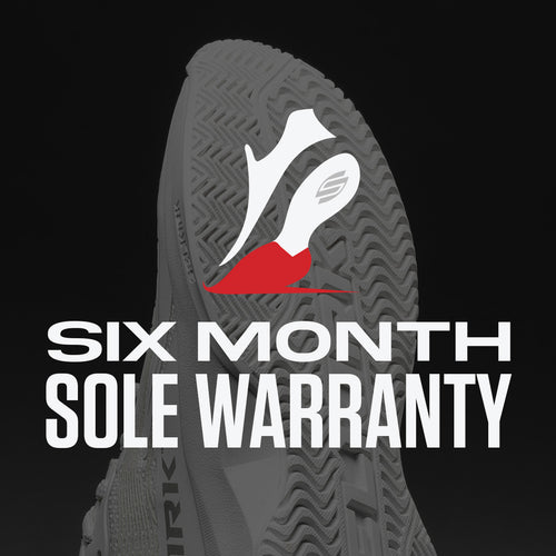 Six Month Sole Warranty for Men's CourtStrike Pro Pickleball Shoes