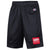 Selkirk Youth Mesh Shorts in black with Champion logo and Selkirk Sport branding on the side.