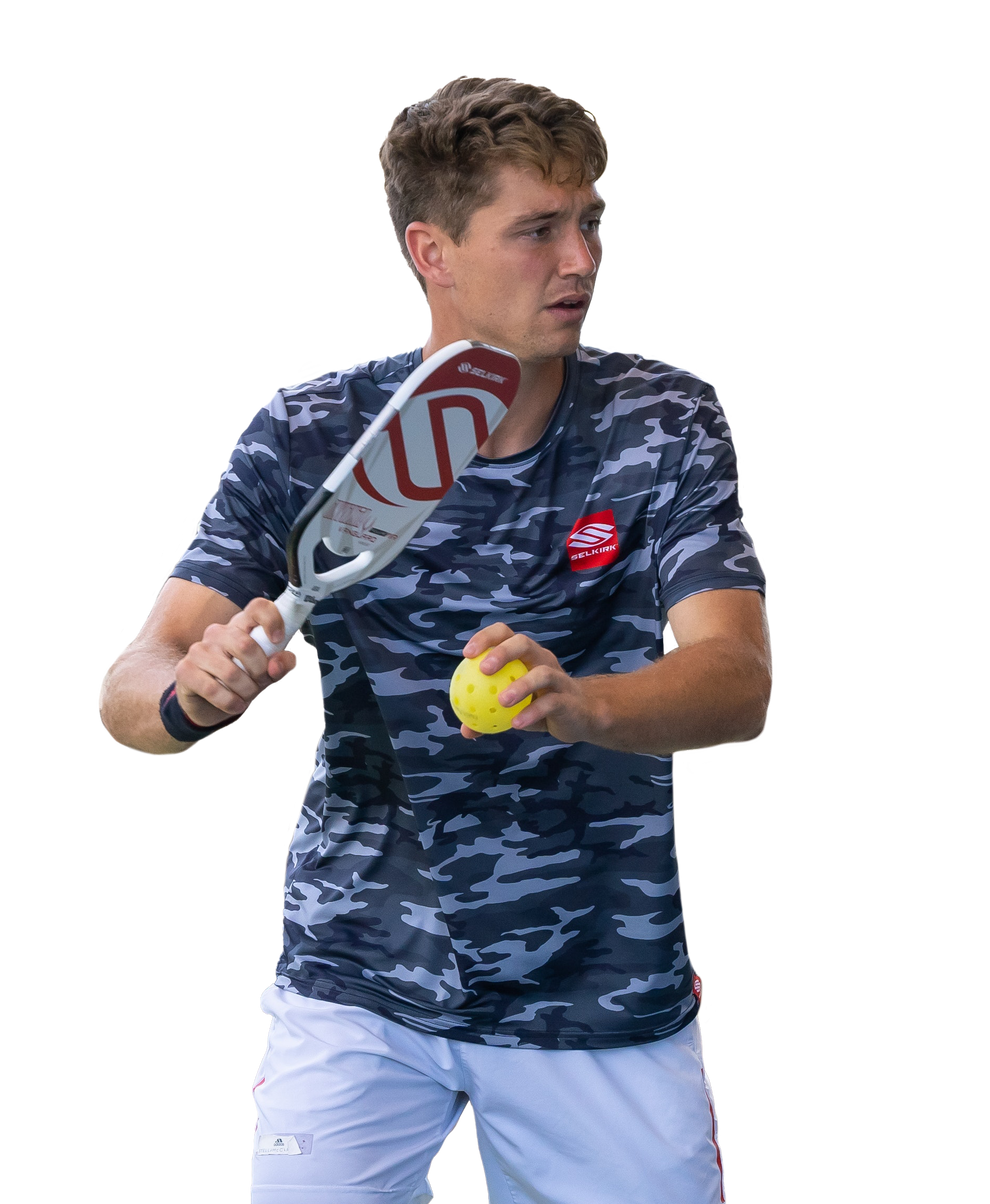 Photo of pickleball player Collin Shick.
