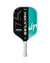 SLK by Selkirk x Dude Perfect Evo 2.0 Control Max pickleball paddle with teal and black design