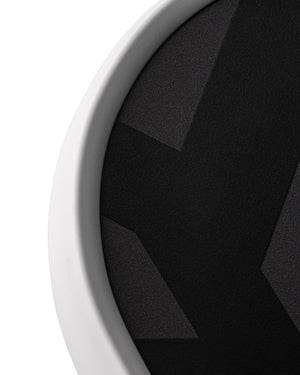Close-up of the SLK by Selkirk x Dude Perfect Evo 2.0 Control Max pickleball paddle showing its textured surface.