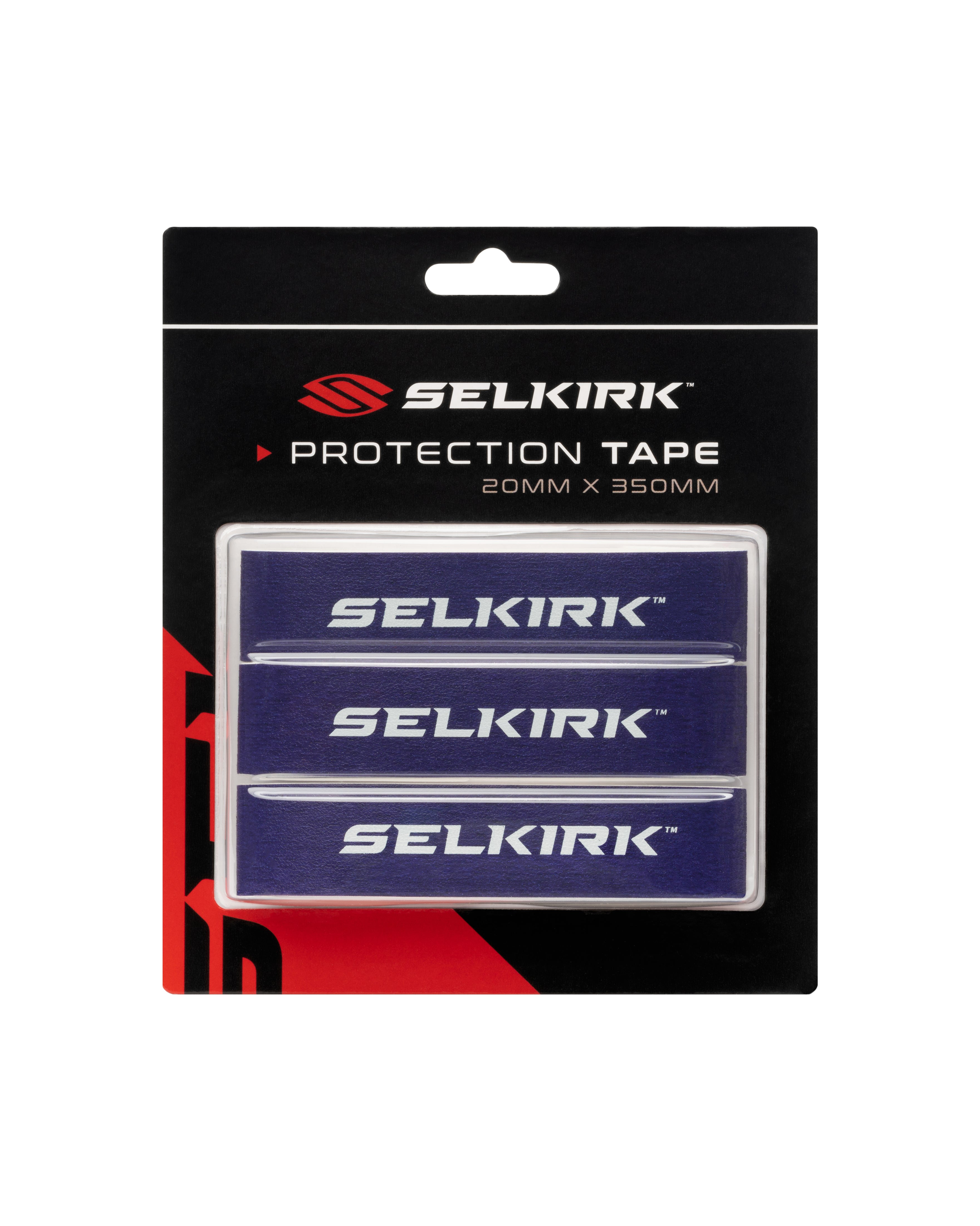 Selkirk Protection Tape - 20MM x 350MM, three strips in purple packaging