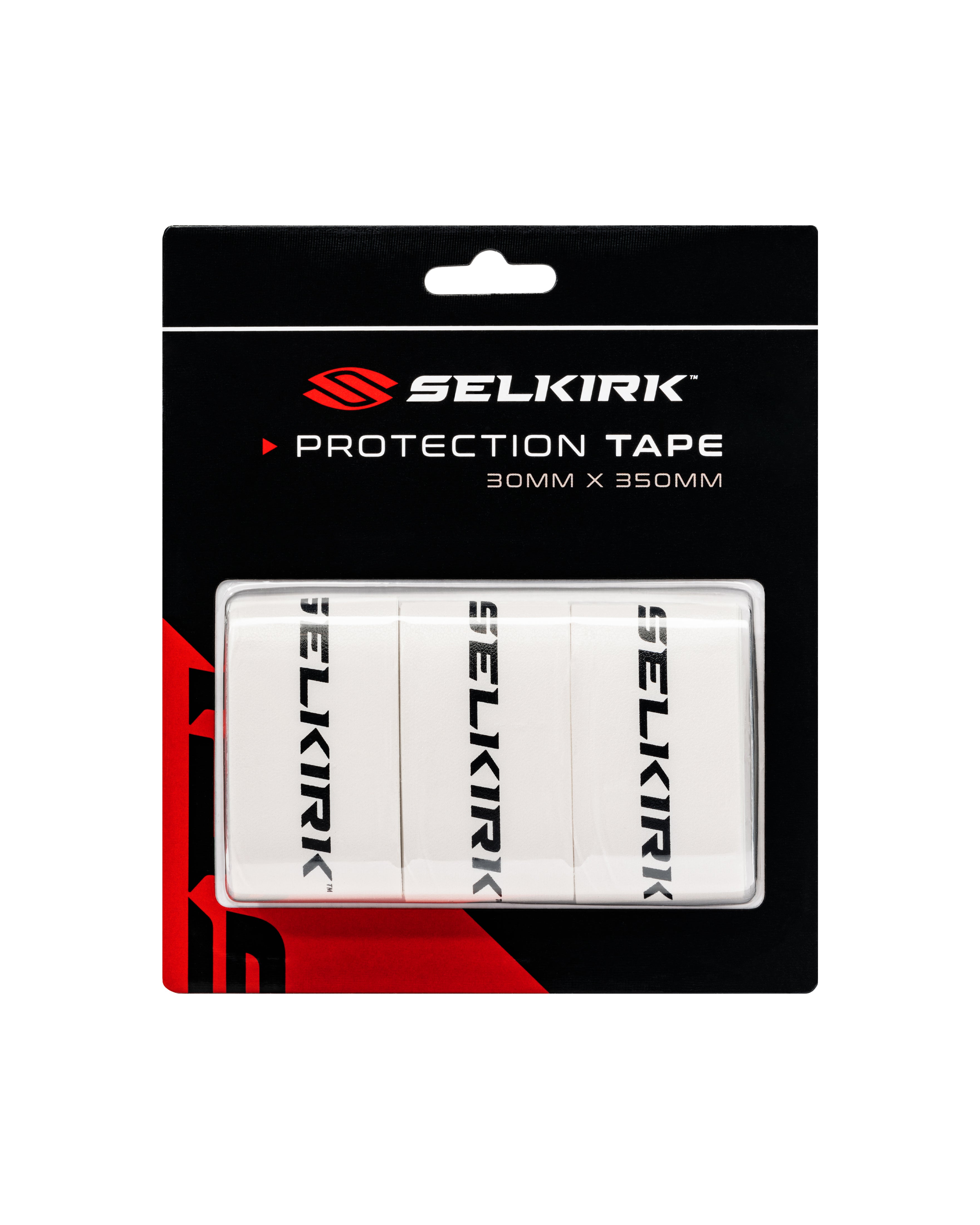 White Selkirk Pickleball Paddle Protective Edge Guard Tape