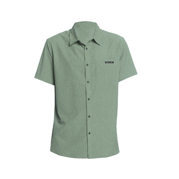 Men’s Horizon UPF50 Tech Short Sleeve Button Down shirt in green