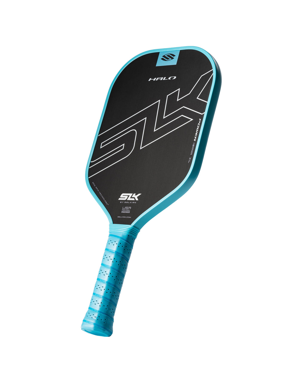 SLK HALO Power Max Pickleball Paddle by Selkirk Sport in blue.