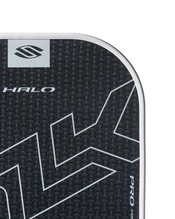 SLK HALO Pro paddle with Carbon Fiber Kevlar design and logo