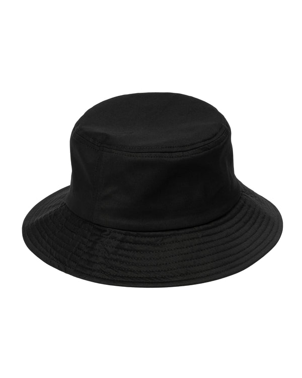 Selkirk Sport Pickleball Bucket Hat in black, lightweight cotton with a red Selkirk logo.