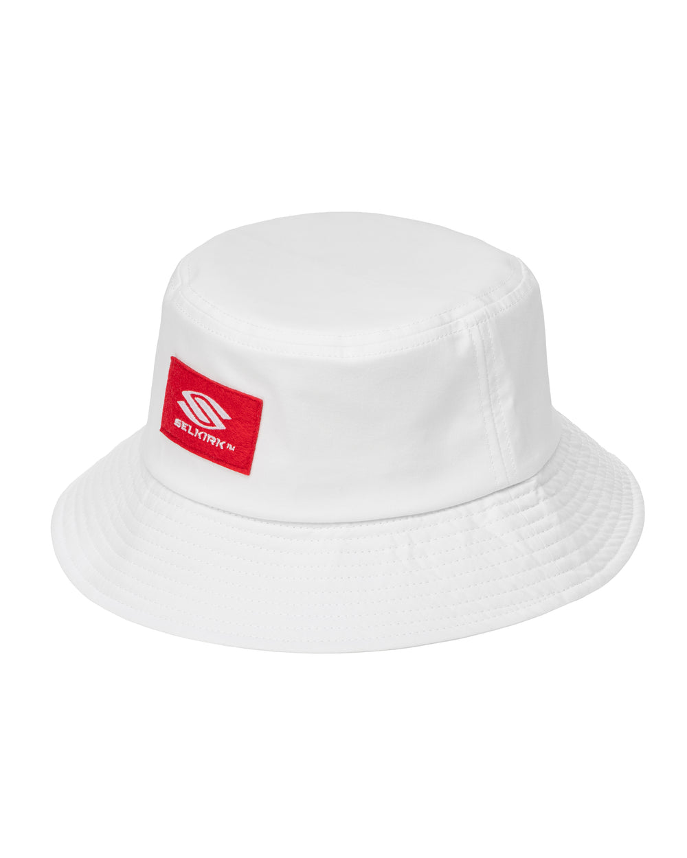Selkirk Sport Pickleball Bucket Hat in black with red label logo