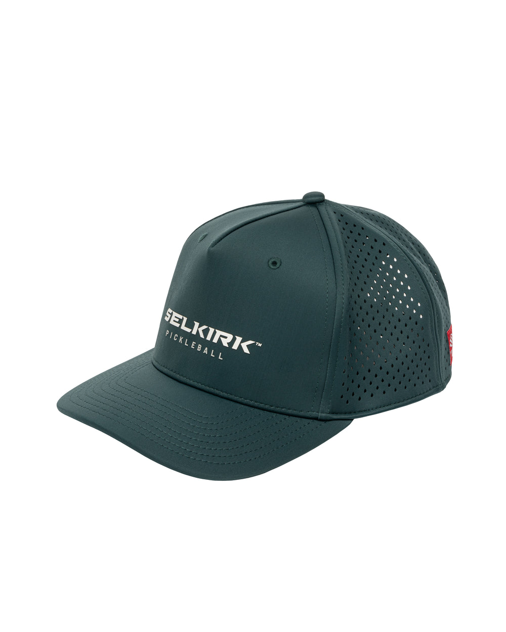 Black Selkirk Pickleball Performance Trucker Hat with mesh sides