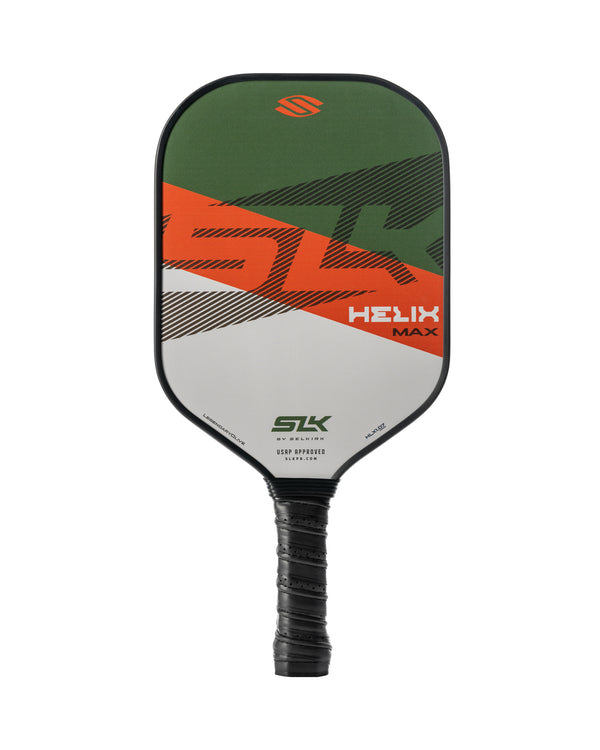 SLK Helix Pro Pickleball Paddle with Camo Glitch design
