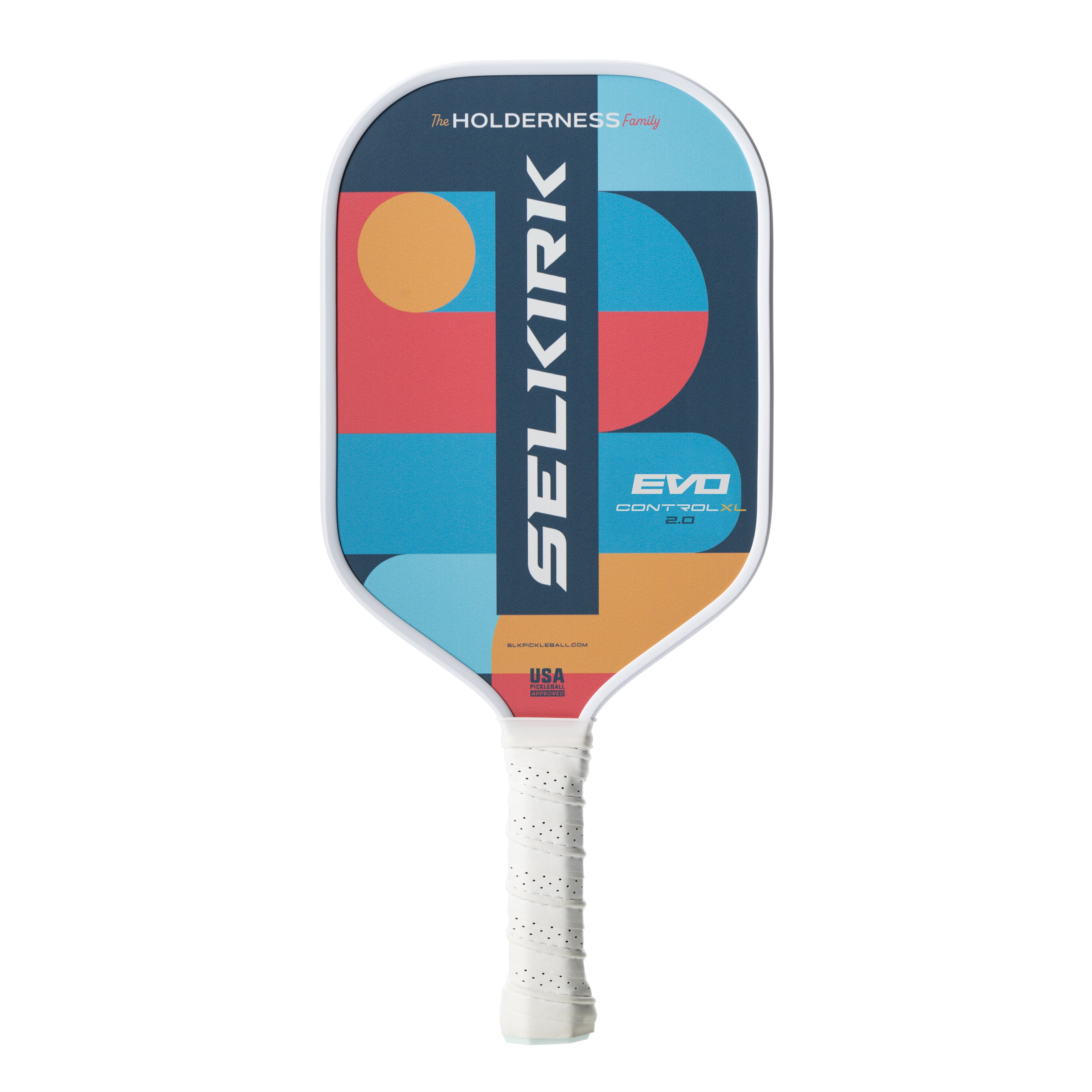 SLK by Selkirk x The Holderness Family Evo 2.0 - Control - XL - Pickleball Paddle