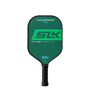 SLK Atlas Pickleball Paddle with green design and grip