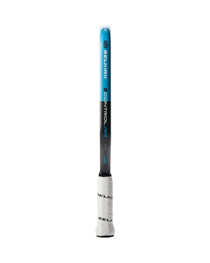 Selkirk Luxx Control Air Epic Pickleball Paddle in red, gold, and blue.