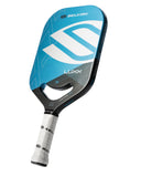Selkirk Luxx Control Air Epic Pickleball Paddle in red, gold, and blue.