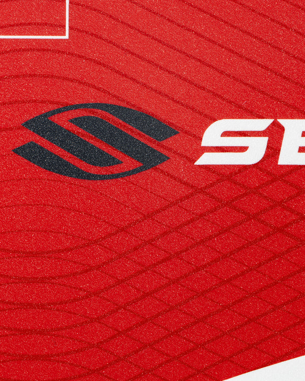 Selkirk LUXX Control Air pickleball paddle in red with logo