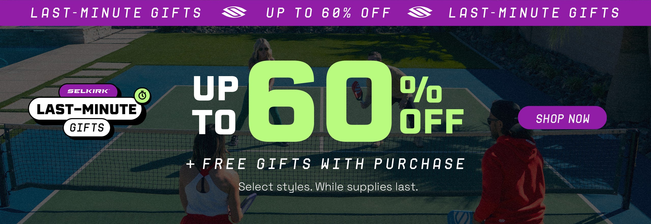 People playing on a pickleball court