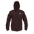 Maroon Men’s Helm Hoodie with front pouch pocket and UPF50 sun protection