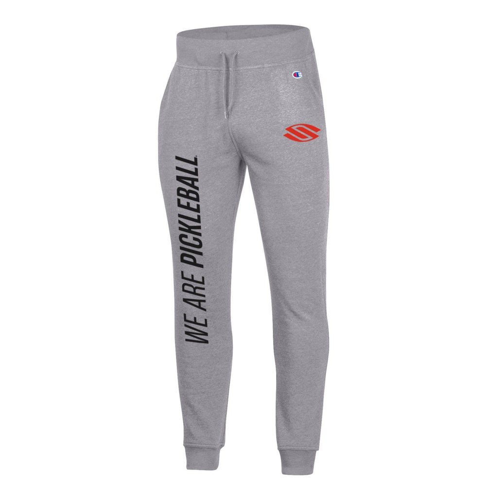 Gray Selkirk Men's Triumph Line Fleece Joggers with logo and side pocket