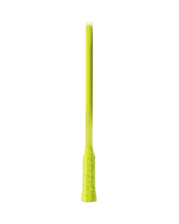SLK Nexus Max pickleball paddle in Citron color, featuring a textured grip and elongated shape.