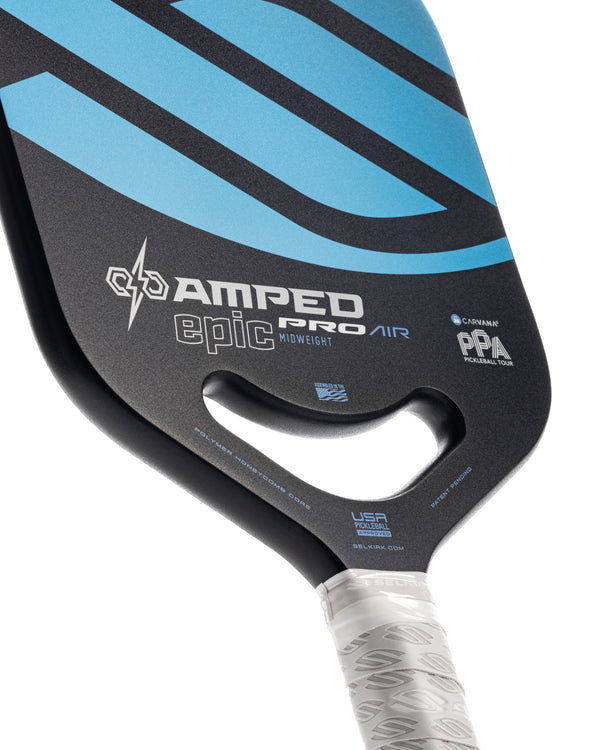 Introducing the Selkirk AMPED Pro Air Epic pickleball paddle, with a blend of power and control. The AMPED Pro Air Epic paddle from Selkirk Sport in the Jack Sock-signature color. USA Pickleball-approved.