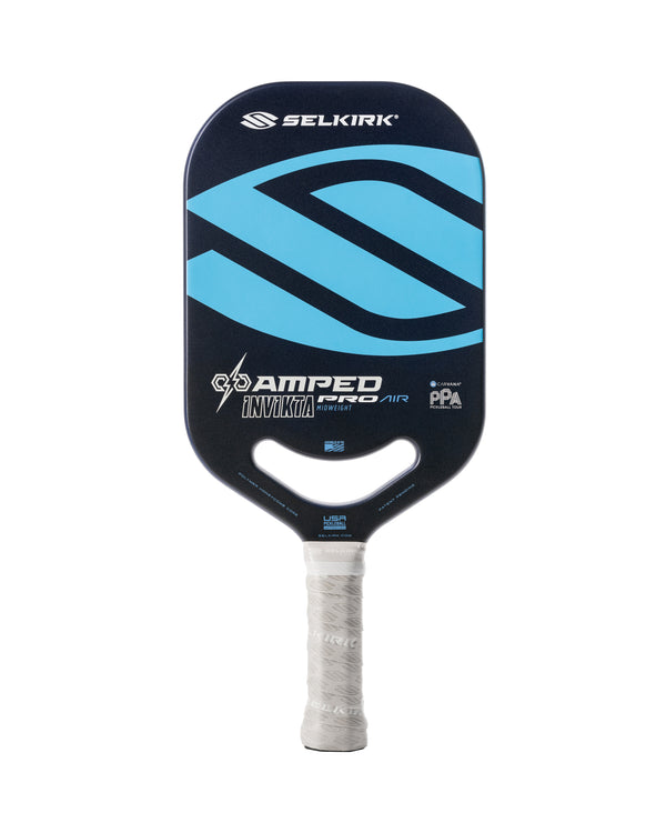 Introducing the Selkirk AMPED Pro Air Invikta pickleball paddle, with a blend of power and control. The AMPED Pro Air Invikta paddle from Selkirk Sport in the PPA-signature color. USA Pickleball-approved.