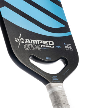 Introducing the Selkirk AMPED Pro Air Invikta pickleball paddle, with a blend of power and control. The AMPED Pro Air Invikta paddle from Selkirk Sport in the PPA-signature color. USA Pickleball-approved.