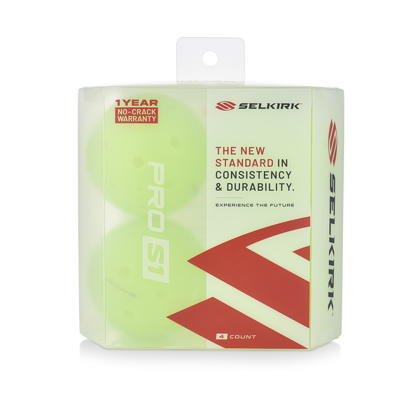 Selkirk Sport Pro S1 Pickleball 4 Pack - The new standard in consistency & durability. Experience the future.