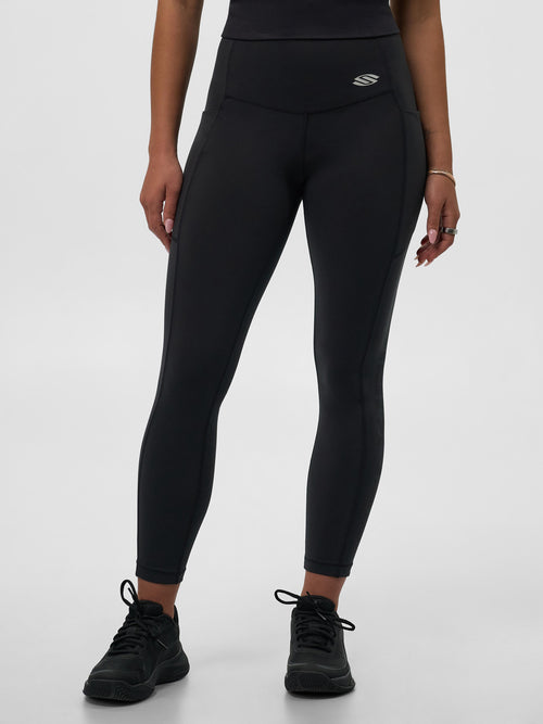 Black Women's Pro Line Legging with logo