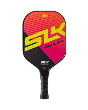SLK Reflex Pickleball Paddle with vibrant design and textured surface