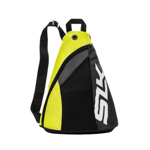 SLK Sling Bag in yellow and black with mesh design
