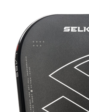 Selkirk LABS Project 007 14mm Invikta paddle with logo and text details