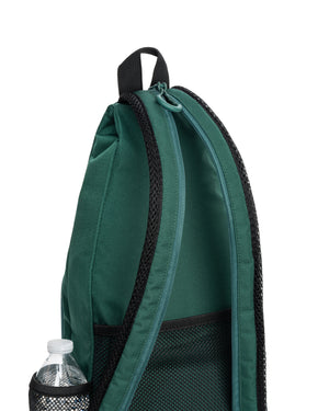 Core Line Pickleball Sling Bag in Forest Green with water bottle pocket