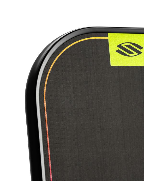 SLK Atlas Max paddle in Ember color with a textured surface and logo