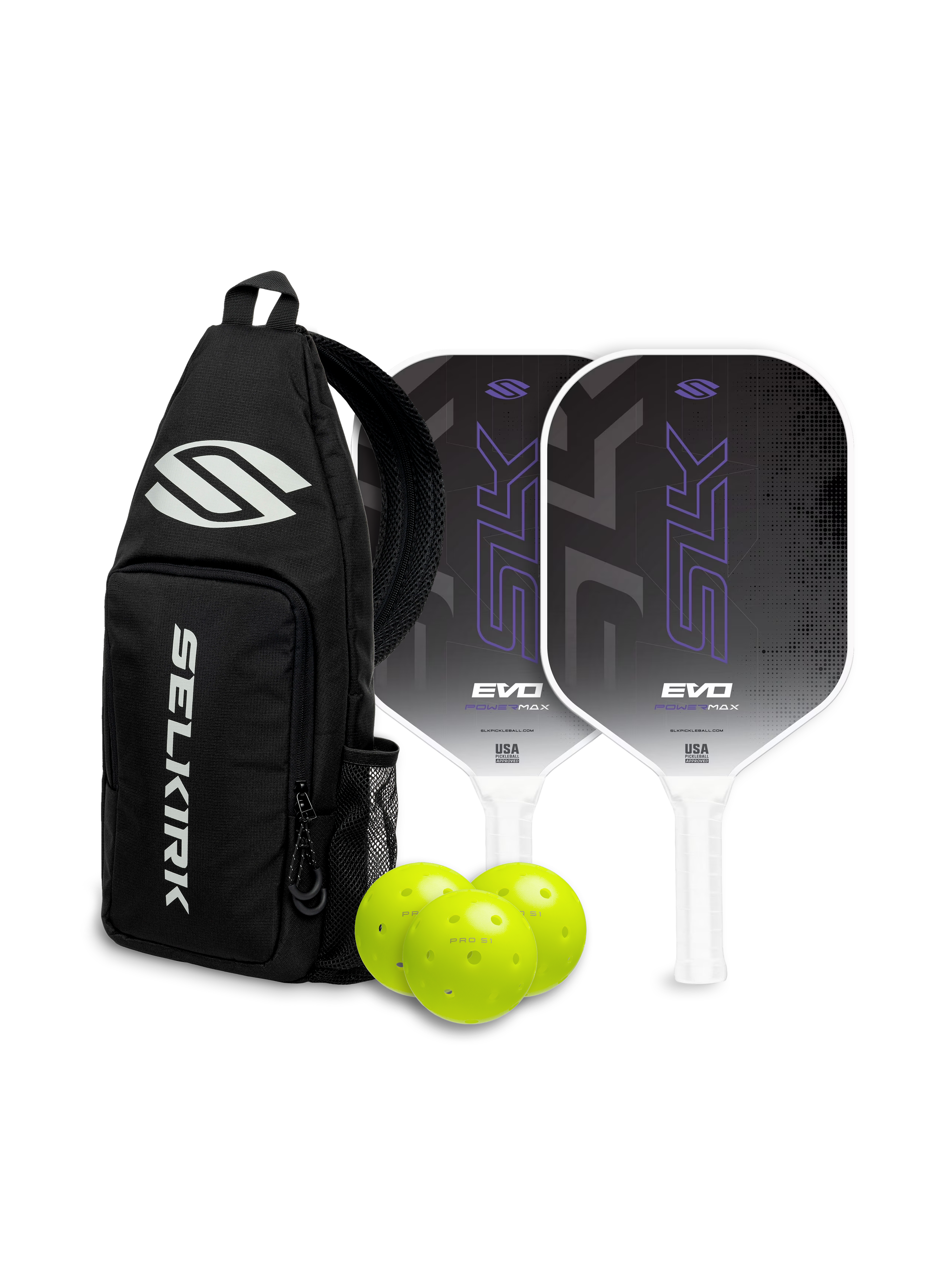 Selkirk SLK EVO Max Pickleball Paddle Bundle.