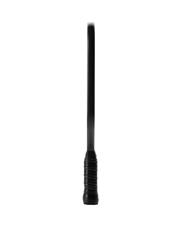 SLK OMEGA Hybrid Air paddle in Ember color, side view showing grip and edge.