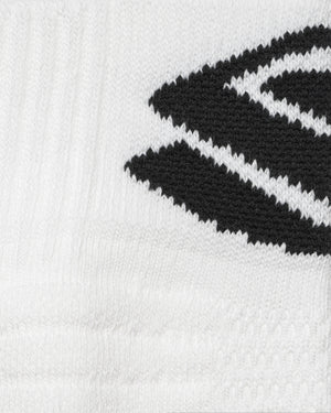 Performance crew socks with black logo detail, designed for pickleball players.