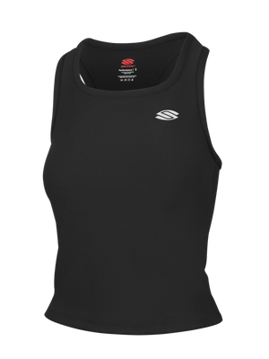 Selkirk pickleball Black Women's Pro Line Training Tank Top with a fitted design