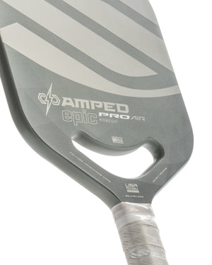 Introducing the Selkirk AMPED Pro Air Epic Pickleball Paddle, with a blend of power and control. The AMPED Pro Air Epic paddle from Selkirk Sport comes in red, purple, green, blue, and silver.