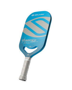 Introducing the Selkirk AMPED Pro Air Invikta Pickleball Paddle, with a blend of power and control. The AMPED Pro Air Invikta paddle from Selkirk Sport comes in red, purple, green, blue, and silver.
