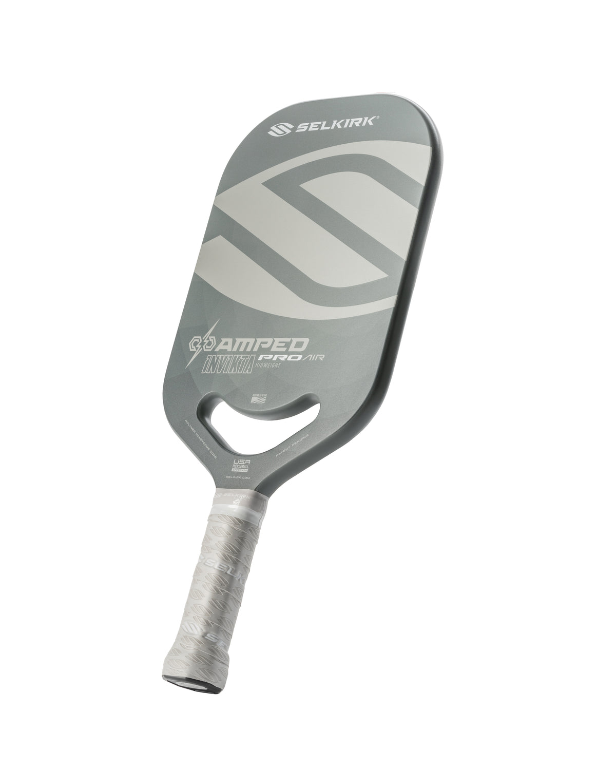 Introducing the Selkirk AMPED Pro Air Invikta Pickleball Paddle, with a blend of power and control. The AMPED Pro Air Invikta paddle from Selkirk Sport comes in red, purple, green, blue, and silver.